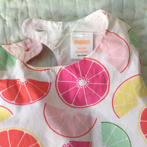 🍊🍋 Gymboree Citrus Slices Sleeveless Top 🍋 🍊 - Picture 3 of 5